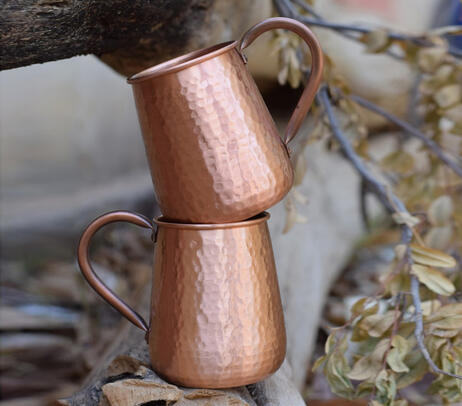 Handmade copper mug