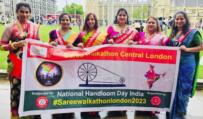 London saree walkathon