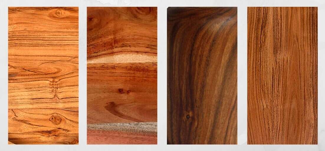 Tones and texture of wood