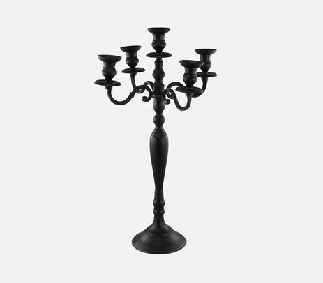 Aluminium five-burner candle stand