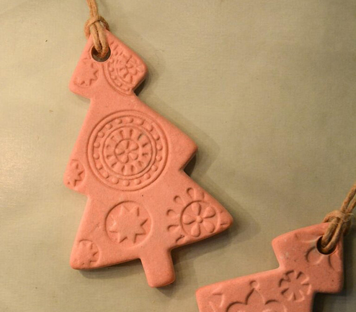 Ceramic christmas tree ornaments