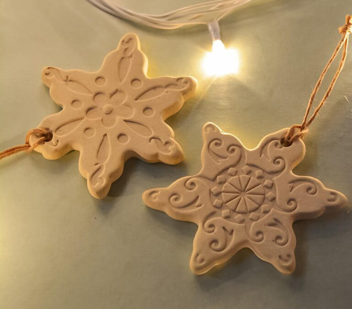 Ceramic christmas tree ornaments