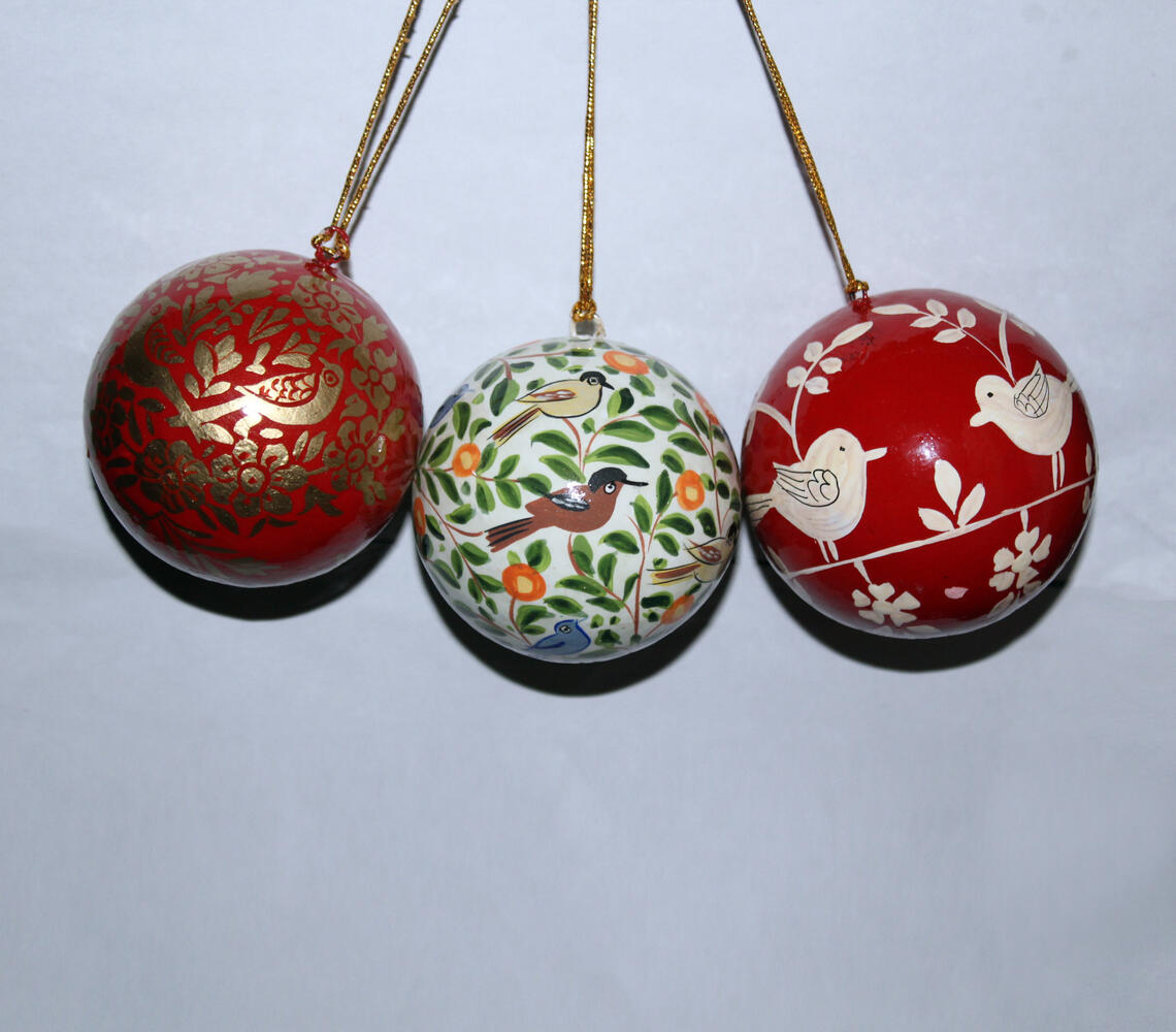 Hand-painted Christmas Ornaments