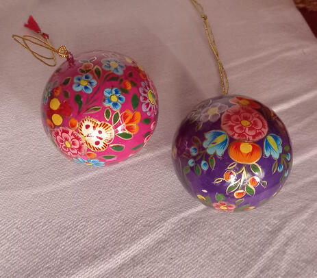 Hand-painted Christmas Ornaments