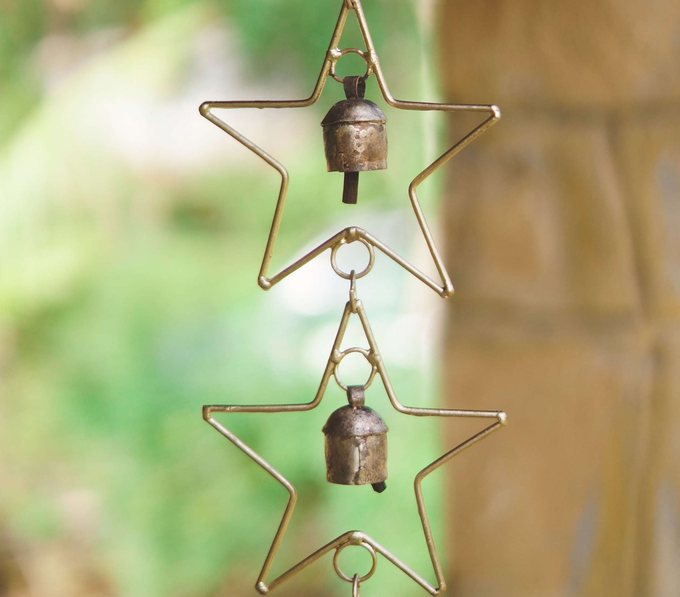 Recycled iron & copper coated kutch chime