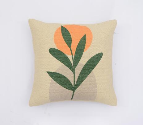Printed sunset shoot cotton cushion cover