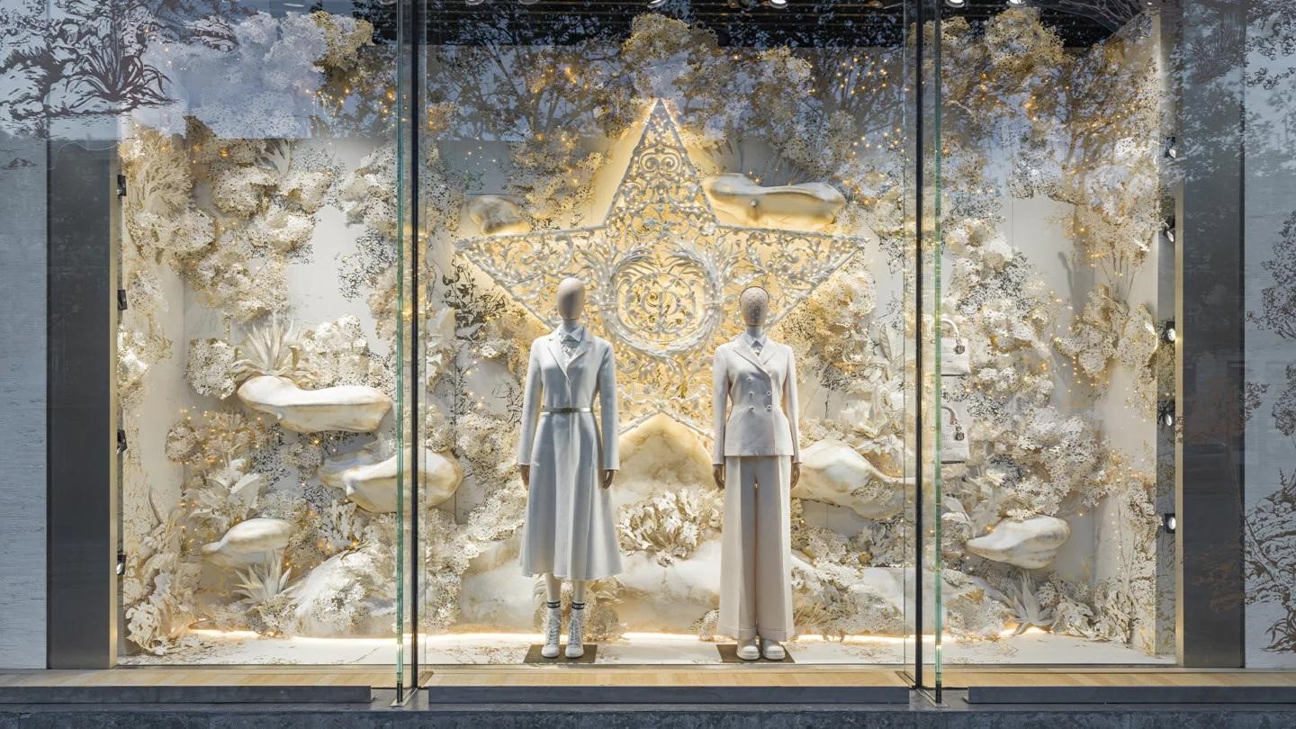 Dior x Harrods storefront