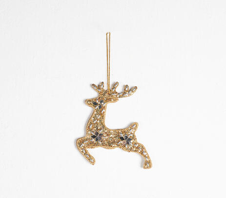 Hanging reindeer ornament