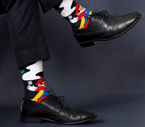 Premium combed cotton multicolor socks