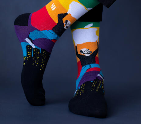 Premium combed cotton multicolor socks