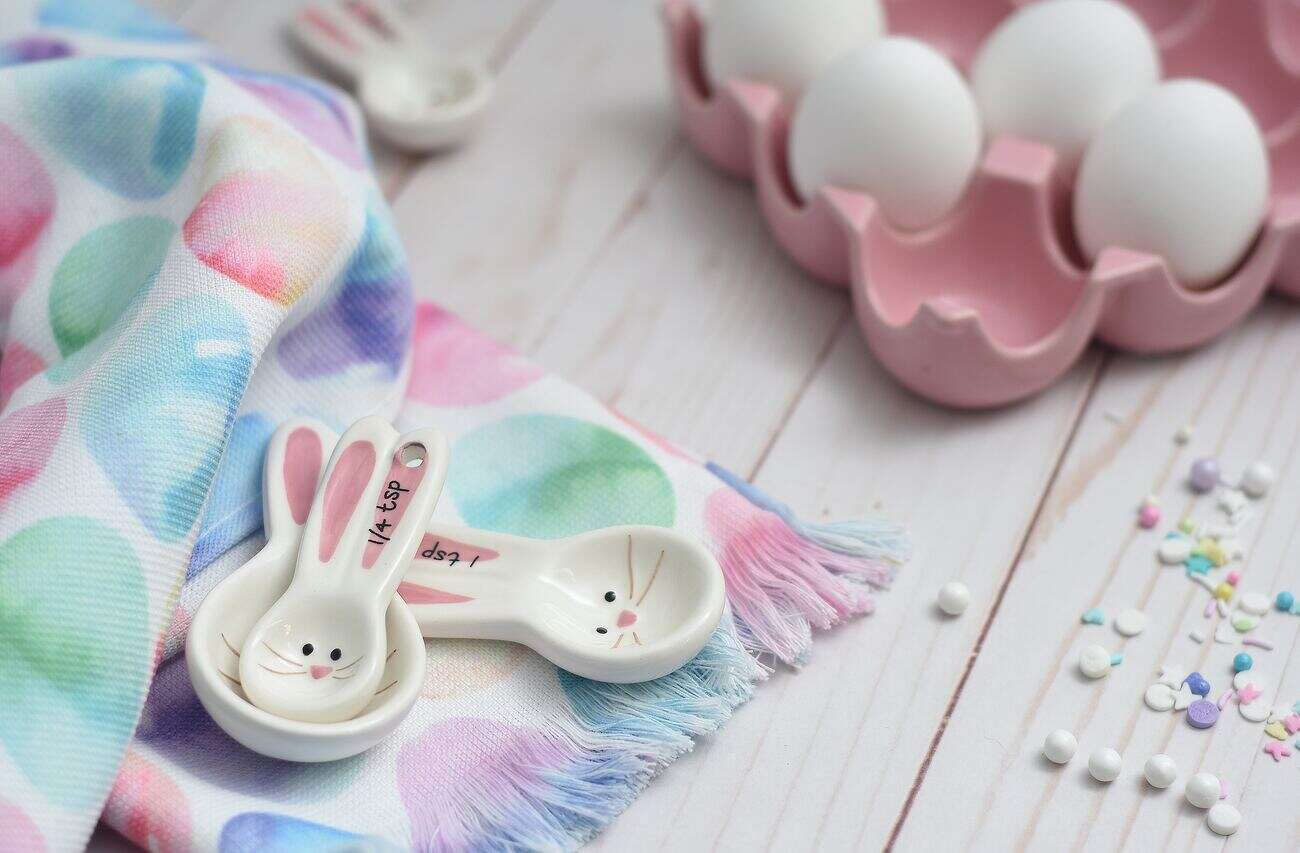 Bunny shaped spoons