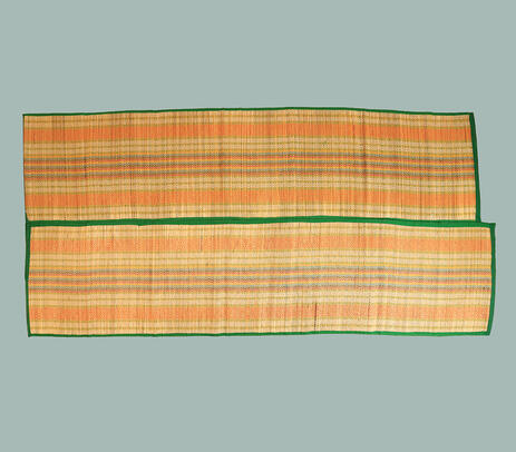 Handwoven sabai grass yoga mat