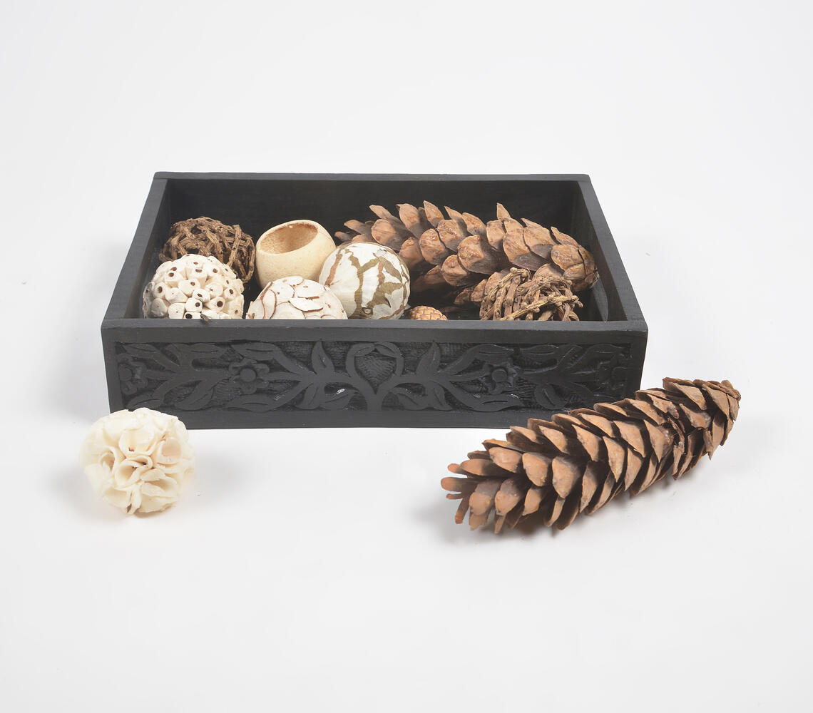 Pine cones & mixed dried lata balls potpourri