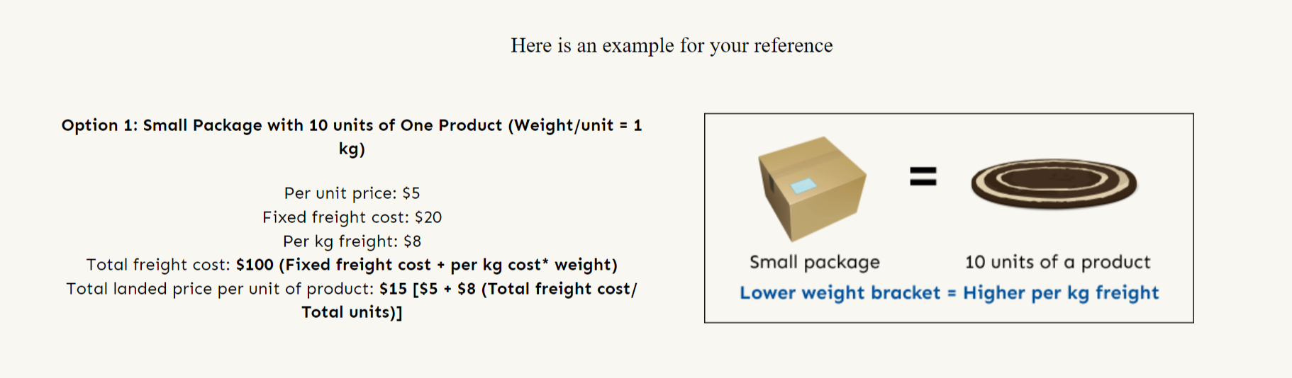 How to minimize freight costs