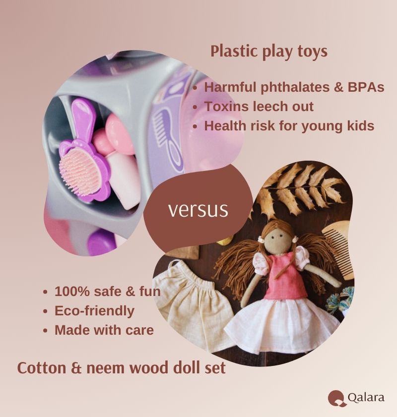 Plastic toys versus fabric toys