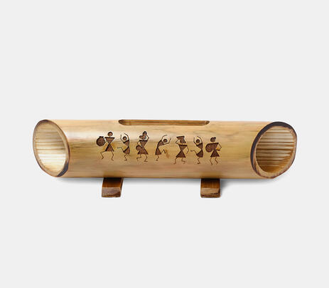 Warli handmade bamboo amplifier