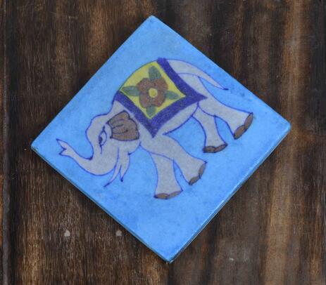 Handmade elephant coaster