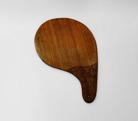 Raindrop walnut wood cheese board