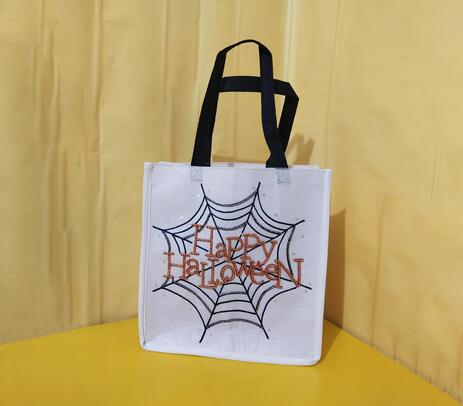 Happy halloween handmade felt bag