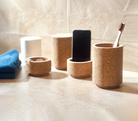 Cork containers