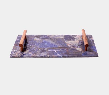 Stone cut serving tray