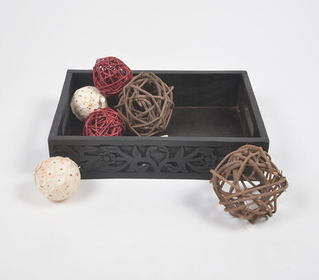 Dried lata vine potpourri balls (set of 6)