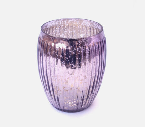 Mouth blown glass vase