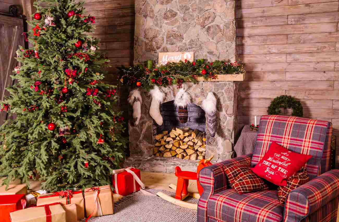 Christmas home interior