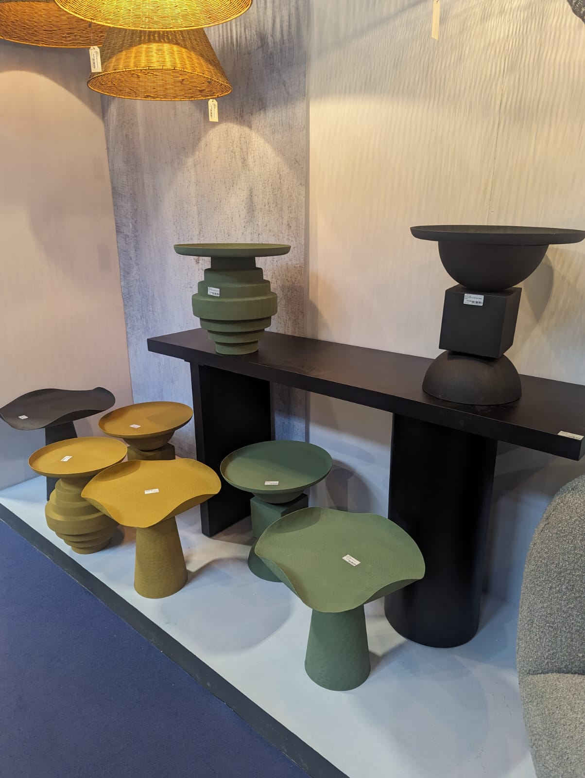 Products at Maison&Objet displaying the Totemic Structures trend