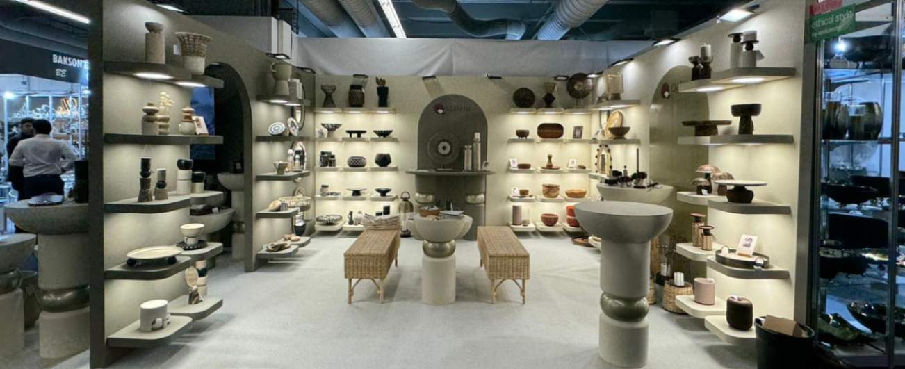 Qalara's booth at Ambiente 2024