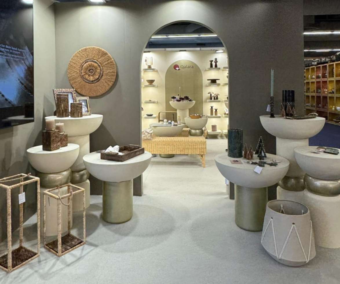 Qalara's booth at Ambiente 2024