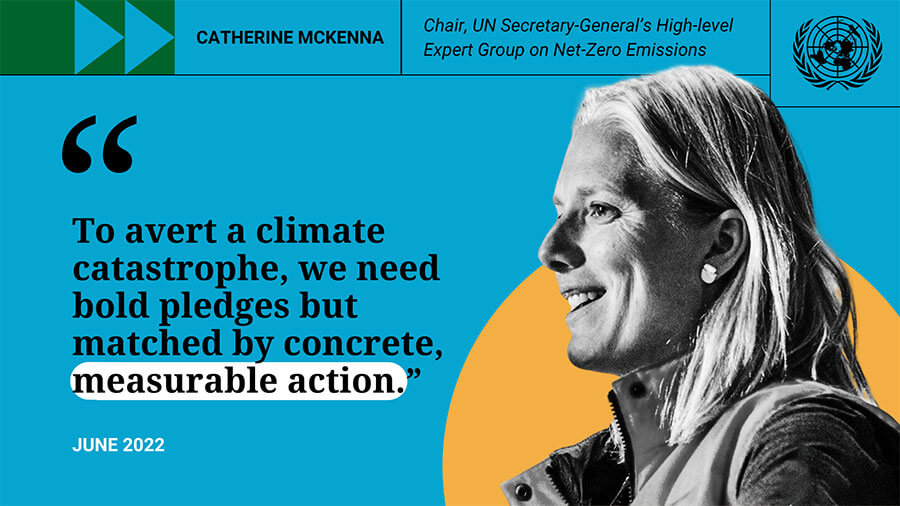 Catherine Mckenna quote: To avert a climate catastrophe, we need bold pledges but matches by concrete measurable action