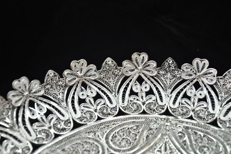 Silver filigree handiwork