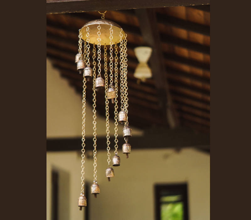 Recycled iron & copper coated kutch chime