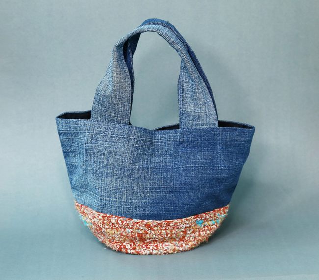 Handmade denim bag