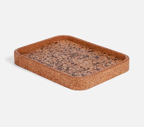 handmade cork serving tray wholesale | Qalara